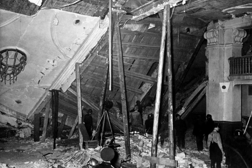 Мюнхен, пивной бар «Бюргербройкеллер» после покушения на Гитлера 8 ноября 1939 года